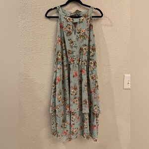 BloomChic Sage Floral Dress